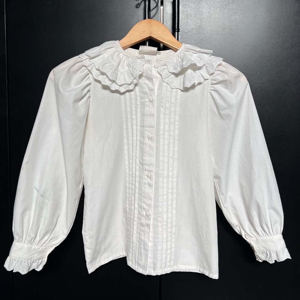 Vintage 60s Ruffled Top